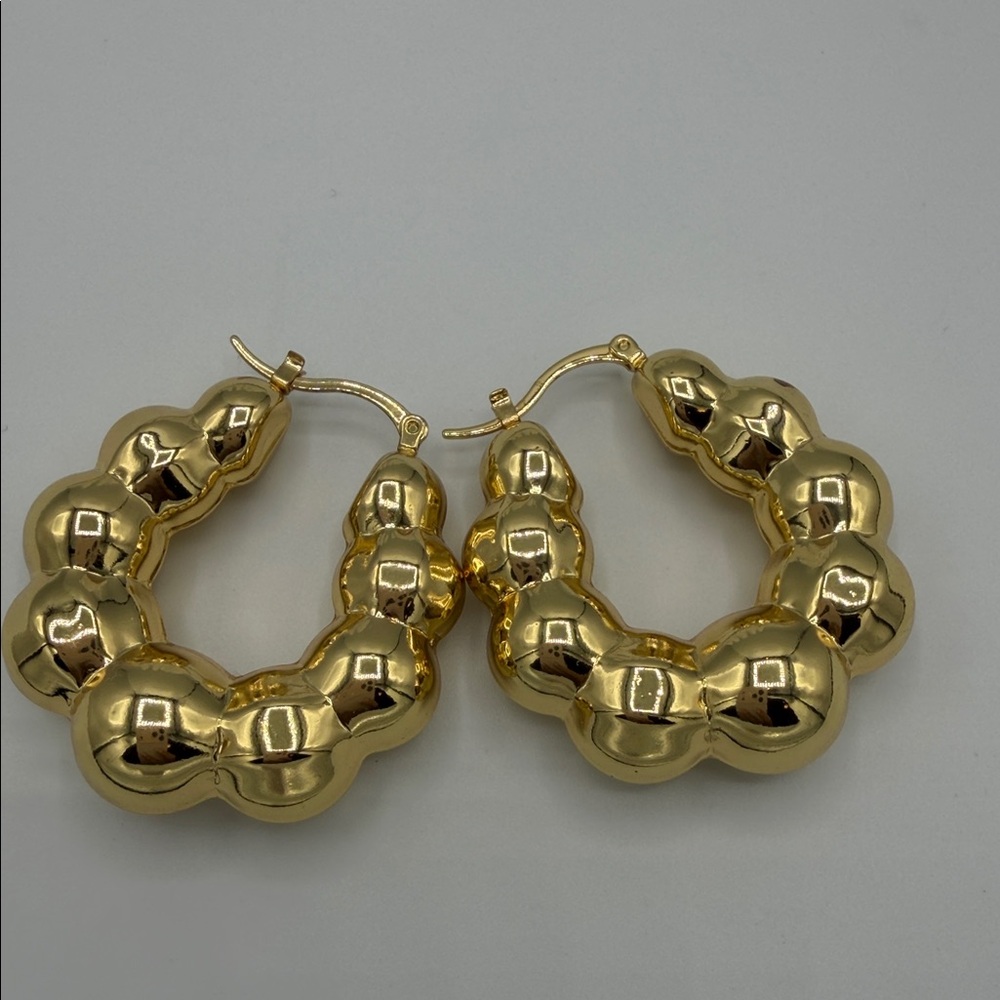 Gold Hoop Earrings